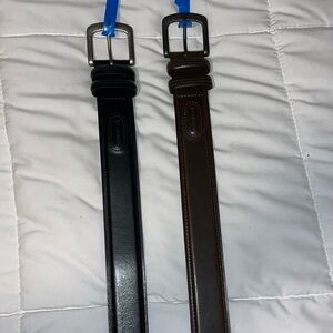 Columbia Belts- one brown and one black-both size Large 38/40. The